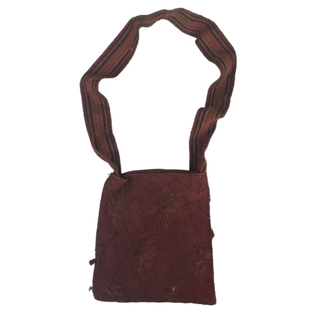 Red‎ Zipper Ethnic Handcrafted Kutch Embroidered Shoulder Sling Bag - Picture 4 of 9